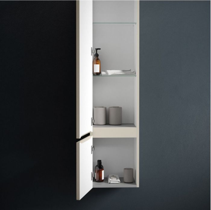 Шкаф-пенал SANCOS Very подвесной левый, Beige Soft 350х300х1600, PVR35LCE