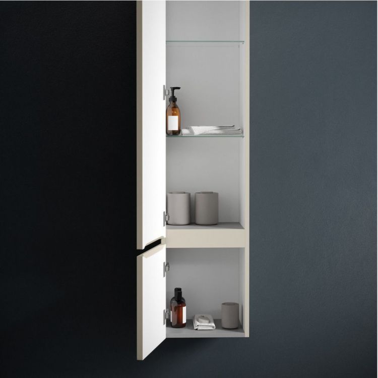 Шкаф-пенал SANCOS Very подвесной левый, Beige Soft 350х300х1600, PVR35LCE