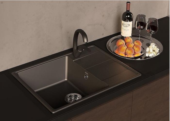 Смеситель для кухни Ulgran Quartz UQ-007-08 Космос