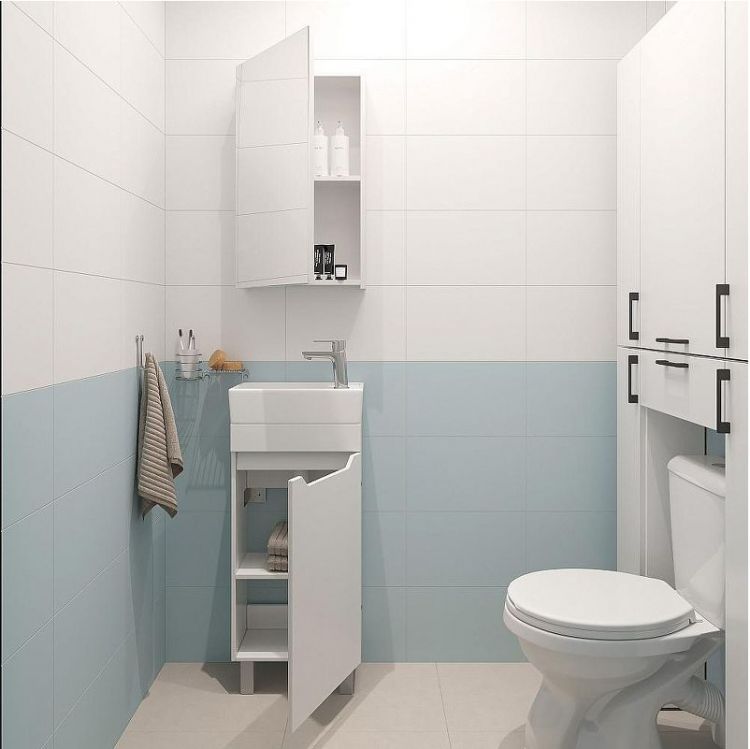 Зеркальный шкаф DIWO Архангельск 40 AH2304Z цвет Белый