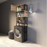 Стеллаж 1MarKa Grunge Loft 66 Ц0000005249 над стиральной машиной Дуб вотан