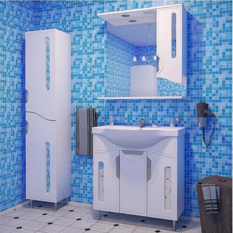 Шкаф пенал Stella Polar Сильва 36 SP-00000205 Белый Шкаф пенал Stella Polar Сильва 36 SP-00000205 Белый