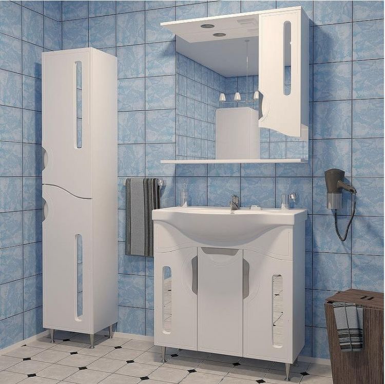 Шкаф пенал Stella Polar Сильва 36 SP-00000205 Белый Шкаф пенал Stella Polar Сильва 36 SP-00000205 Белый