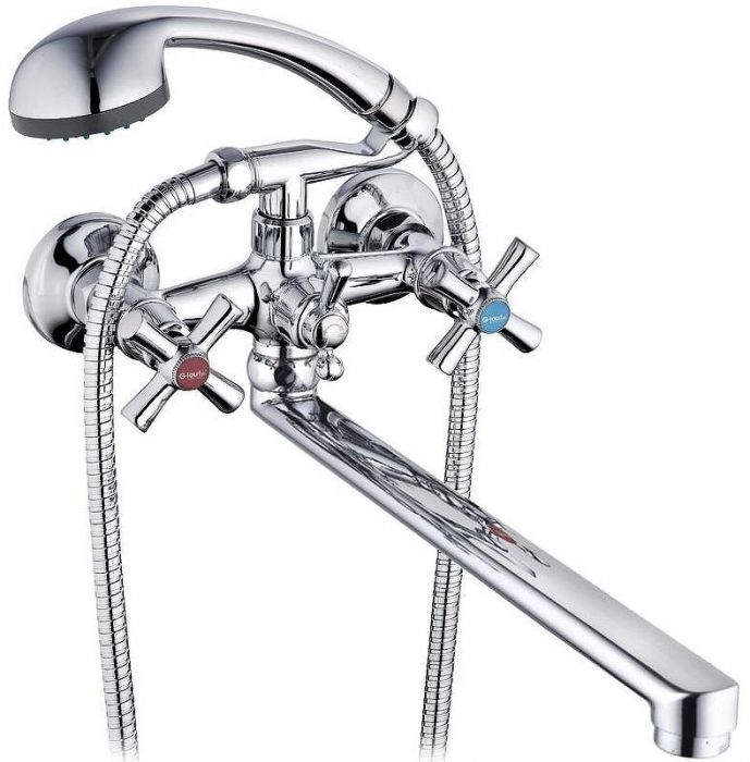 Смеситель для ванны G-Lauf QFR7-C722 универсальный Хром