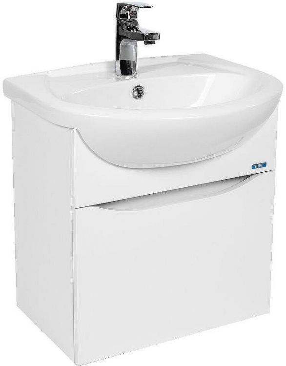 Тумба под раковину VIANT Рим 55 VRIM55ER-T1YP подвесная Белая