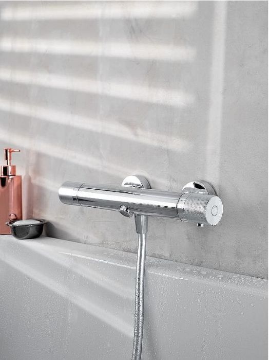 Смеситель для ванны Jacob Delafon Rivoli E24325-CP с термостатом Хром