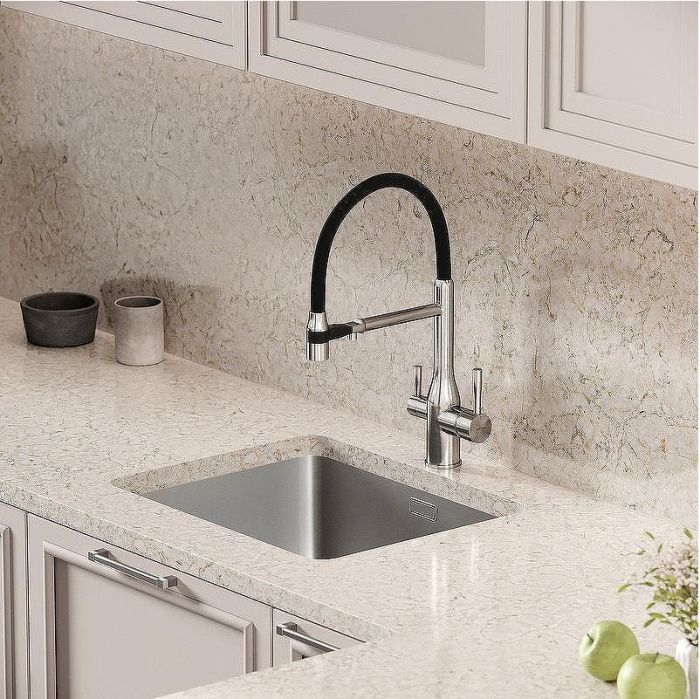 Смеситель для кухни Sancos Garda SC4009BN Никель брашированный Черный