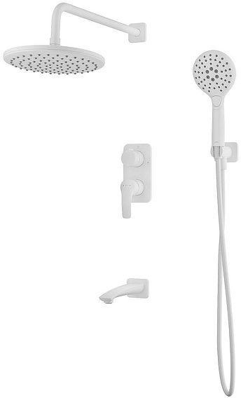 Душевая система Iddis Ray RAYWT03i68 цвет Белый матовый