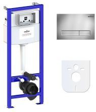 Инсталляция Lavinia Boho RelFix 77010002 для унитаза с клавишей смыва цвет Хром глянцевый