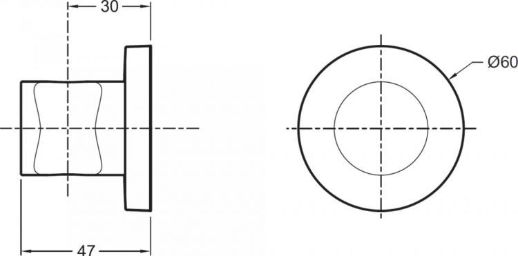 Душевой комплект Jacob Delafon Modulo E30758-CP с внутренней частью, хром