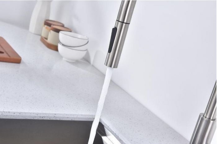 Смеситель для кухни Paulmark Senso Se215180-BS Брашированная сталь