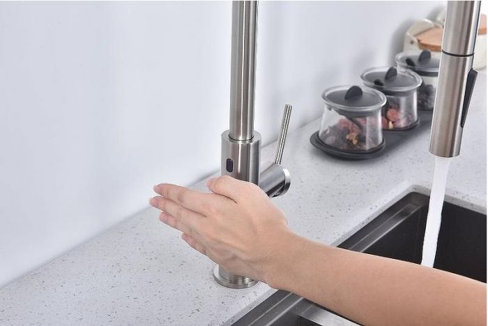 Смеситель для кухни Paulmark Senso Se215180-BS Брашированная сталь