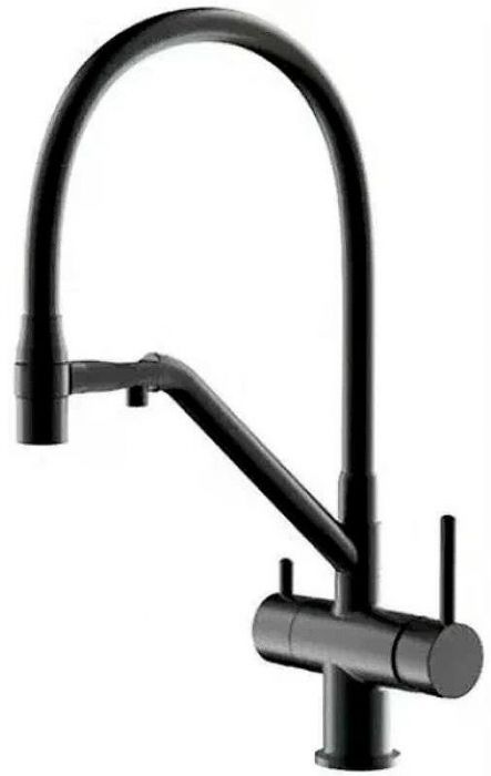 Смеситель для кухни Gappo G4398-86 Черный матовый