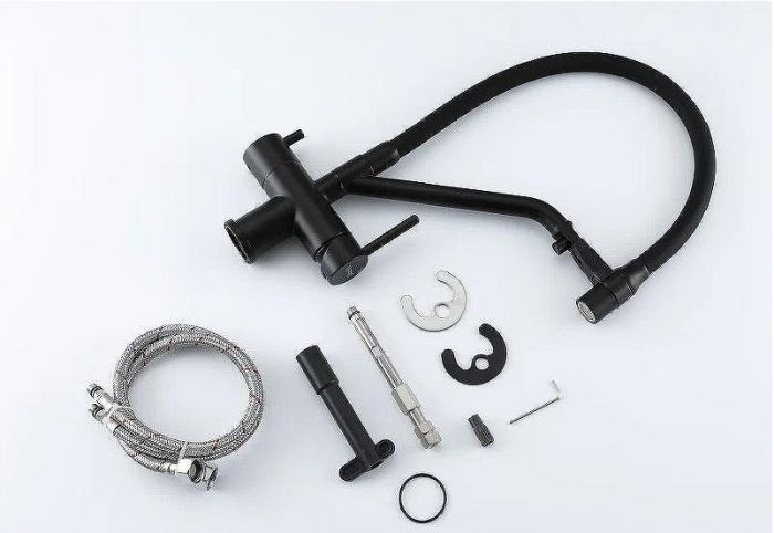 Смеситель для кухни Gappo G4398-86 Черный матовый