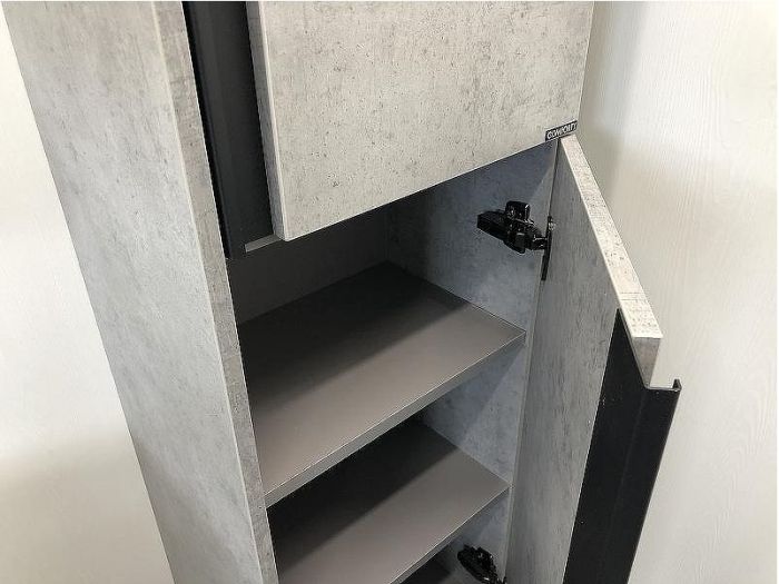 Шкаф пенал Comforty Эдинбург 40 00004147998 подвесной Бетон светлый