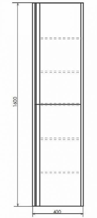 Шкаф пенал Comforty Эдинбург 40 00004147998 подвесной Бетон светлый Шкаф пенал Comforty Эдинбург 40 00004147998 подвесной Бетон светлый