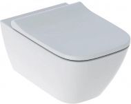 Унитаз Geberit Smyle Square 500.683.01.2 подвесной с сиденьем Микролифт