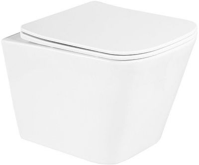 Унитаз BelBagno Due BB3103CHR подвесной без сиденья