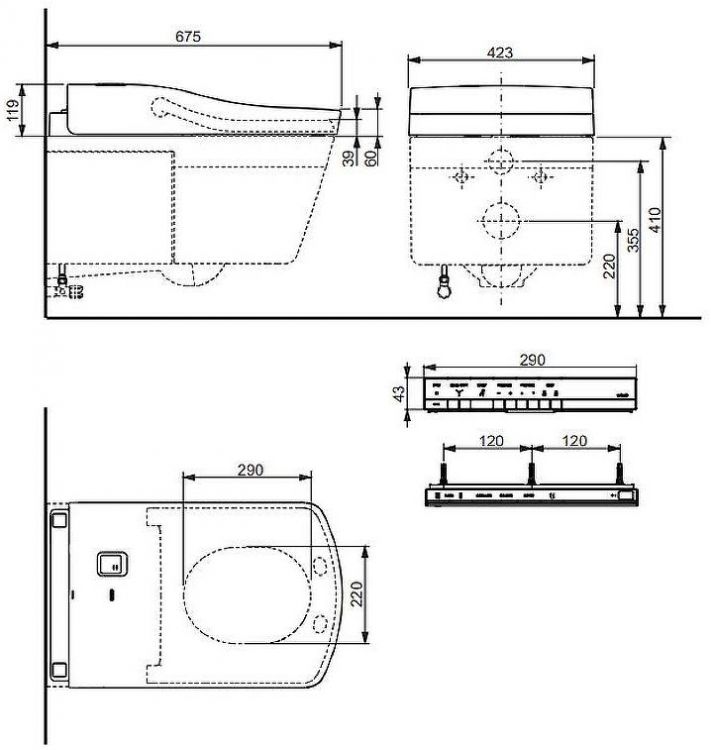 Унитаз Toto Neorest CW996PVD#NW1 подвесной без сиденья