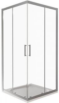 Душевой уголок Good Door Latte CR-100-C-WE 100x100 профиль Белый стекло прозрачное