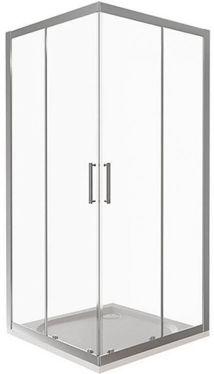Душевой уголок Good Door Latte CR-100-C-WE 100x100 профиль Белый стекло прозрачное