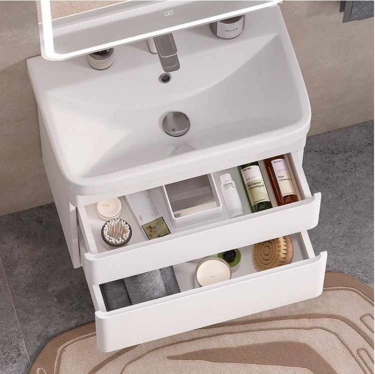 Тумба под раковину Equil Soldi 70 tpSOLDI70.2Y-04 подвесная цвет Белый