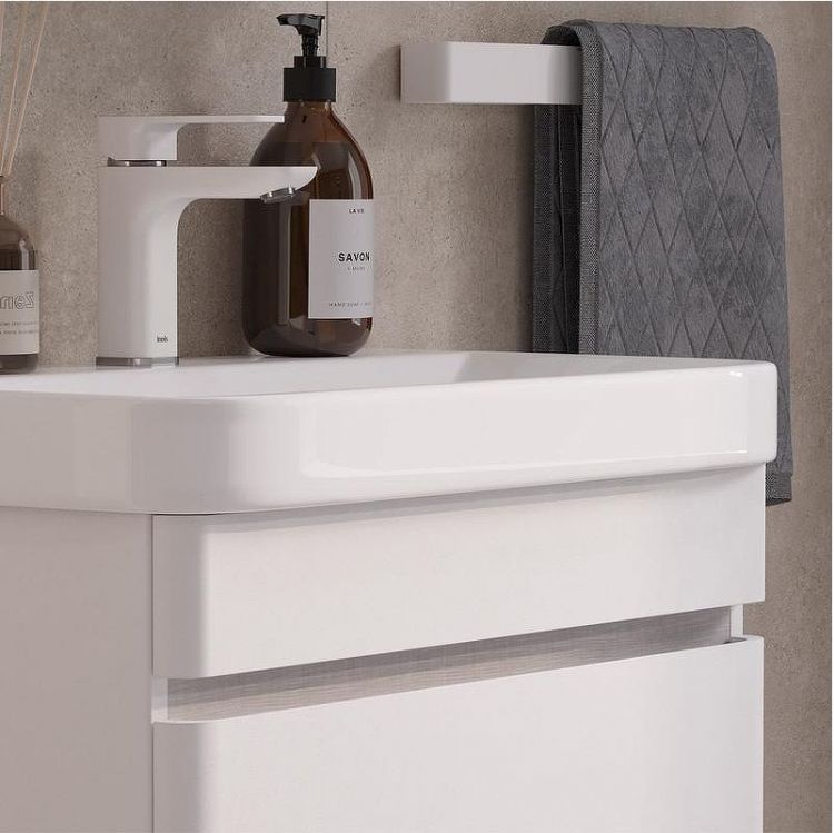 Тумба под раковину Equil Soldi 70 tpSOLDI70.2Y-04 подвесная цвет Белый