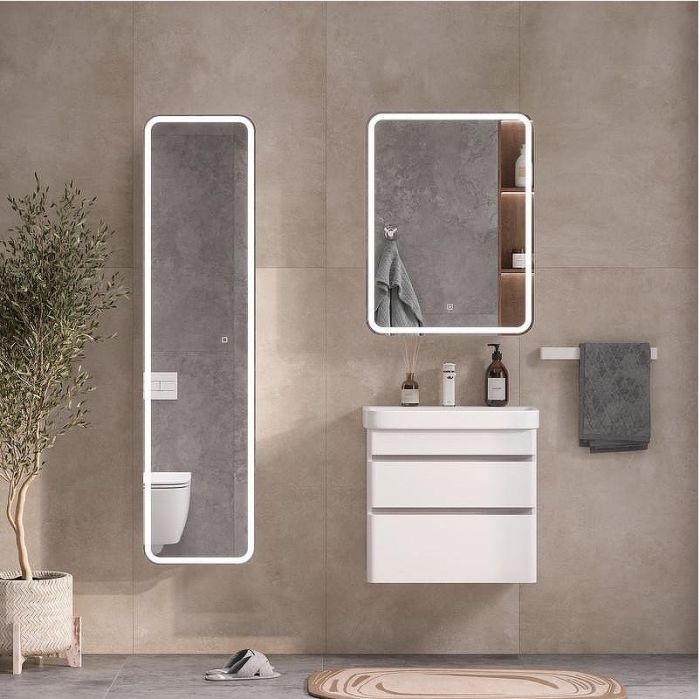 Тумба под раковину Equil Soldi 70 tpSOLDI70.2Y-04 подвесная цвет Белый