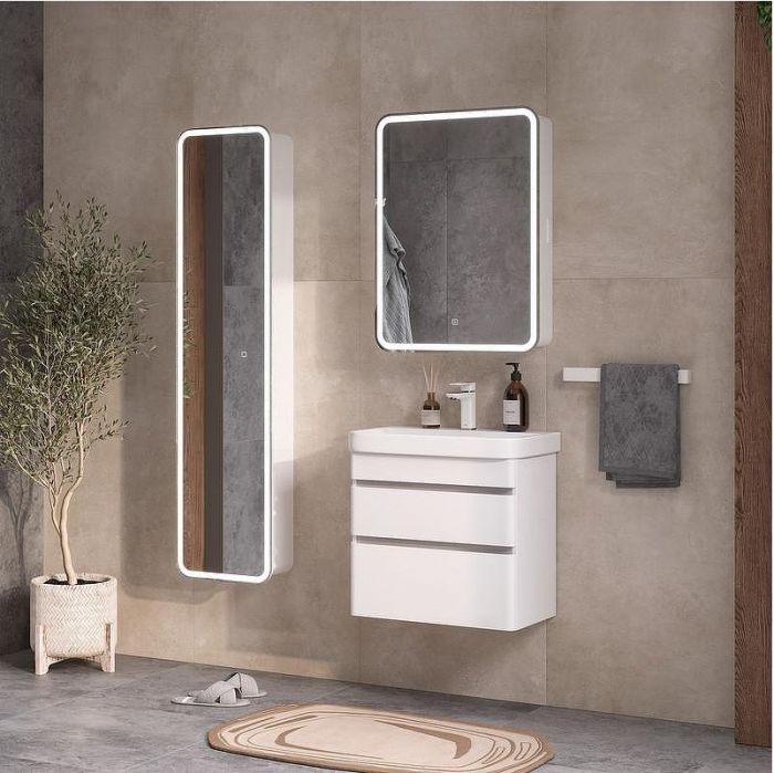 Тумба под раковину Equil Soldi 70 tpSOLDI70.2Y-04 подвесная цвет Белый