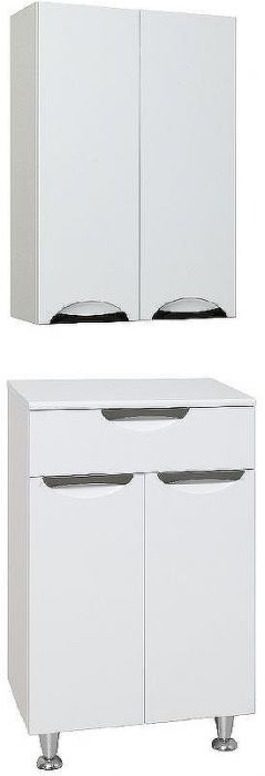 Тумба Runo Барселона 50 УТ000002342 Белая