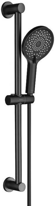 Душевой гарнитур Aquatek Лугано AQ2022MB цвет Черный матовый