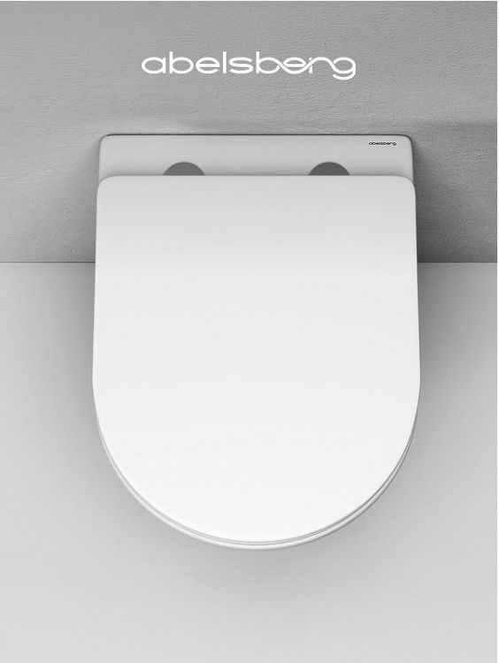 Унитаз Abelsberg Arcade ARC60801WH подвесной цвет Белый глянцевый с сиденьем Микролифт