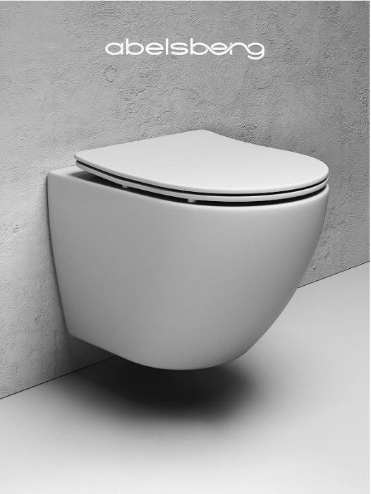 Унитаз Abelsberg Arcade ARC60801WH подвесной цвет Белый глянцевый с сиденьем Микролифт