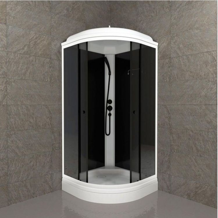 Душевая кабина Triton Грэй-Блэк 90x90 Щ0000067302 без гидромассажа