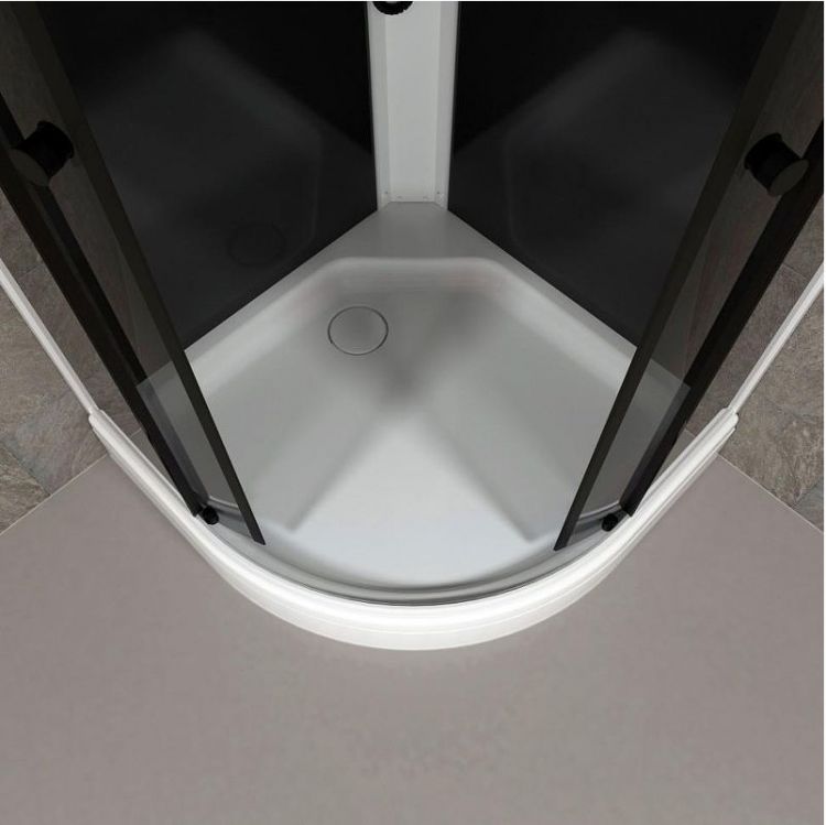 Душевая кабина Triton Грэй-Блэк 90x90 Щ0000067302 без гидромассажа