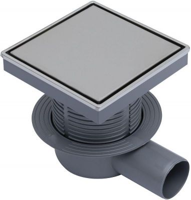 Душевой трап Logan L006-150 312516 с решеткой цвет Нержавеющая сталь