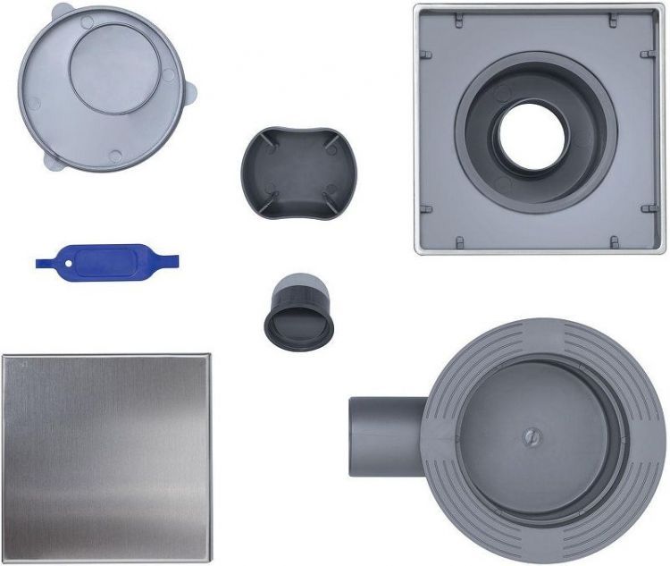 Душевой трап Logan L006-150 312516 с решеткой цвет Нержавеющая сталь Душевой трап Logan L006-150 312516 с решеткой цвет Нержавеющая сталь