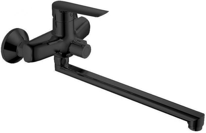 Смеситель для ванны ESKO Lagos Black LG31B универсальный Черный матовый