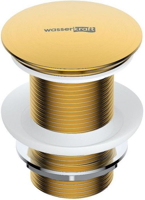 Донный клапан WasserKRAFT A247 Click-Clack Золото матовое