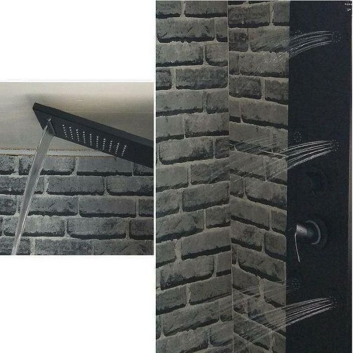 Душевая панель Aquanet Galaxy Black AP40-05 237440 Черный матовый