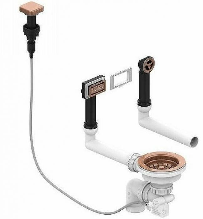 Выпуск для кухонной мойки Alveus 1144851 Медь