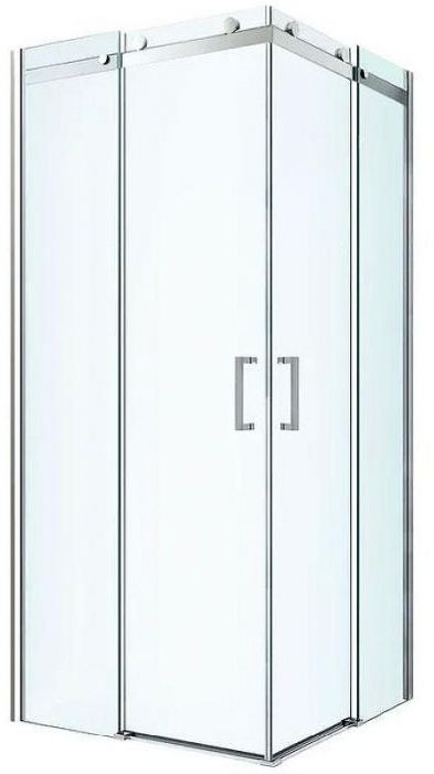 Душевой уголок Berges Gelios 100х100 061027 профиль Хром стекло прозрачное