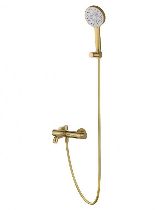Смеситель для ванны Wonzon & Woghand Stick WW-88639017-BG цвет Брашированное золото