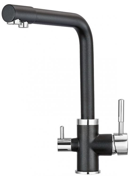 Смеситель для кухни Granula 2015 цвет Шварц