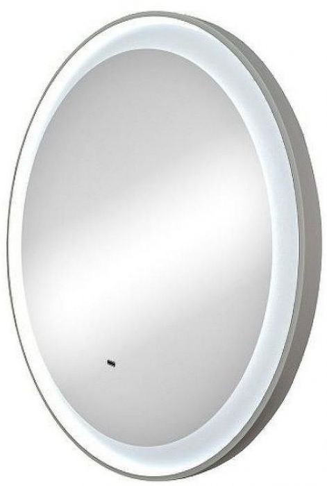 Зеркало Art&Max Napoli AM-Nap-600-DS-F-White с подсветкой с бесконтактным выключателем Белое матовое