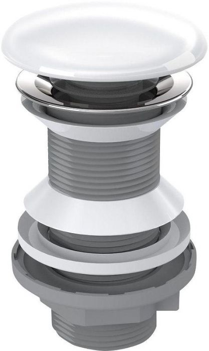 Донный клапан Aquanet 342071 click-clack цвет Белый