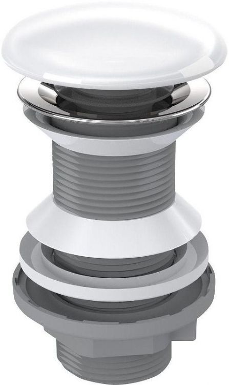 Донный клапан Aquanet 342071 click-clack цвет Белый