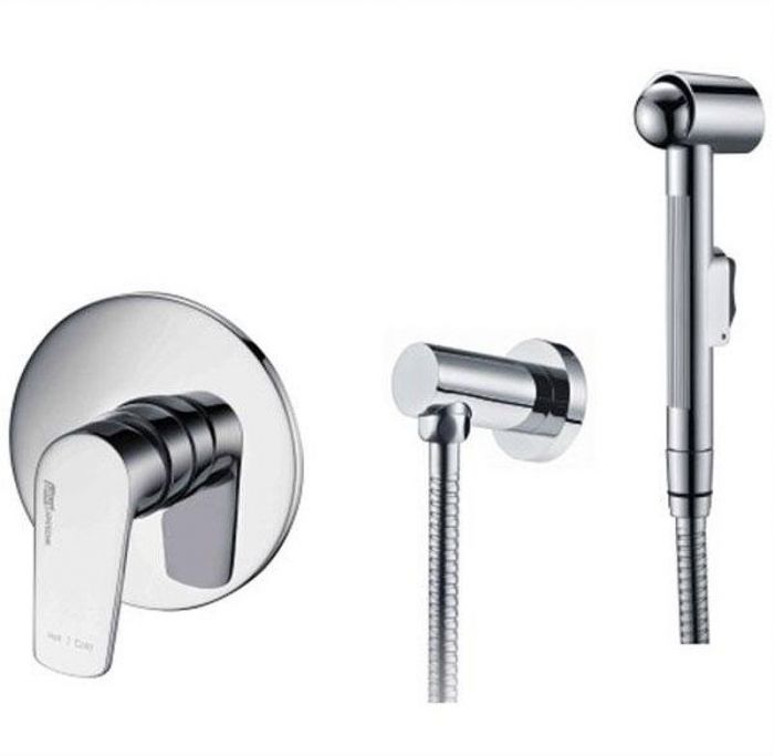 Гигиенический душ со смесителем WasserKRAFT Dill A06156 Хром