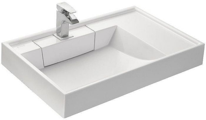 Раковина Aquaton Рейн 80 1A72113KRW010 на стиральную машину Белая