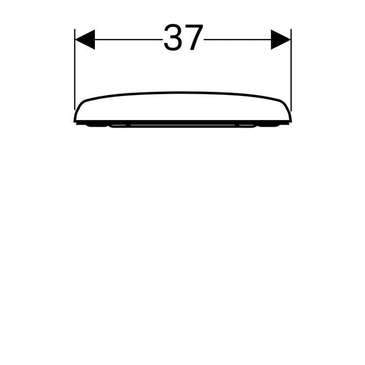 Сиденье с крышкой Geberit Renova Nr.1, 573015000